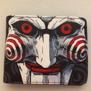 Saw Billy Jigsaw Puppet Pleather Wallet Horror Movie Scary